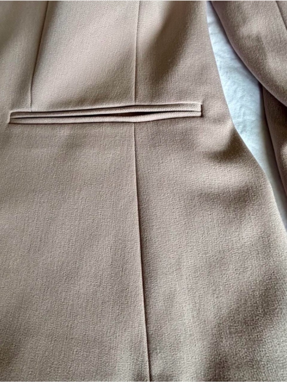 Express Blush Pink Tailored Single-Button Blazer - Picture 6 of 7